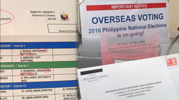 Philippine Overseas Voting 2016